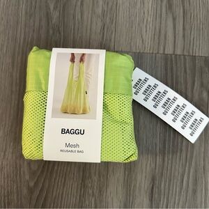 New BAGGU Mesh Reusable Bag in Limeade